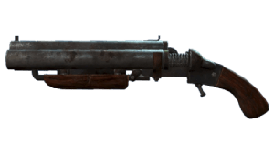 triple barrel handmade shotgun ballistic weapons fallout 4 wiki guide 300px